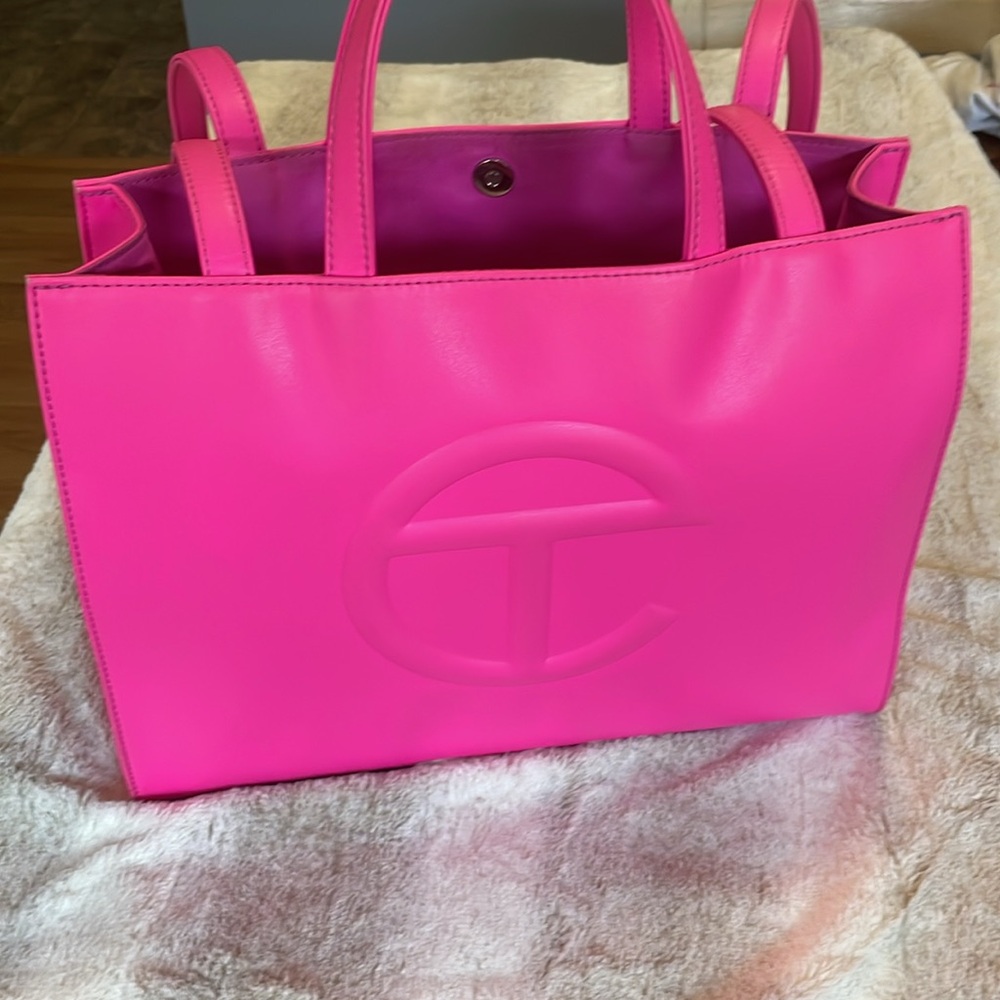 Telfar Medium Pink Azalea Shopping Bag